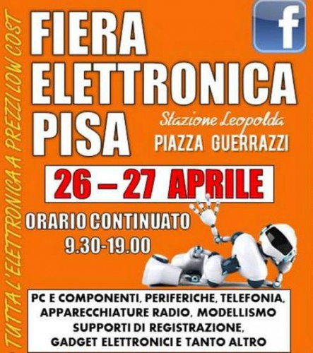 Locandina della Fiera dell'Elettronica di Pisa, edizione 2014