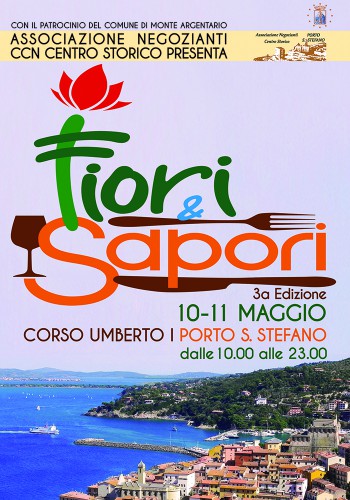 Locandina di Fiori e Sapori a Porto Santo Stefano, edizione del 2014