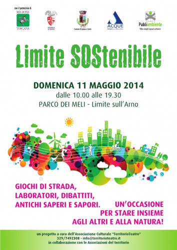 Locandina di Limite Sostenibile a Limite sull'Arno, edizione 2014