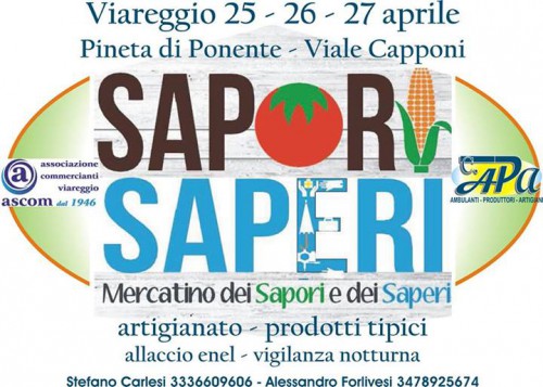 Locandina di Sapori e Saperi a Viareggio, edizione 2014