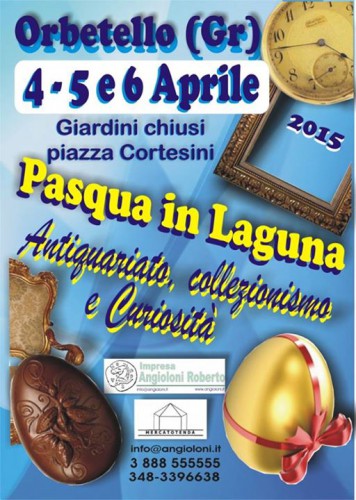 Locandina di Pasqua in Laguna a Orbetello, edizione 2015