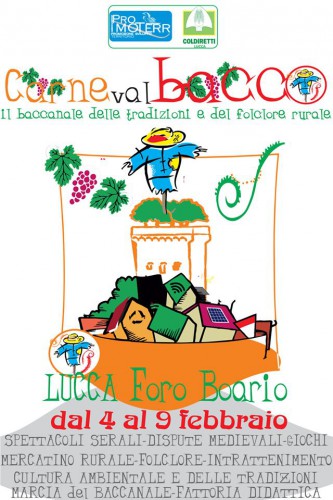 Locandina del Carneval Bacco a Lucca, edizione 2016