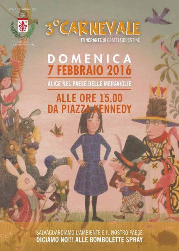 Locandina del Carnevale di Castelfiorentino, edizione 2016