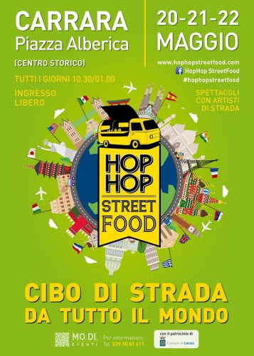 Locandina di Hop Hop Street Food a Carrara, edizione 2016