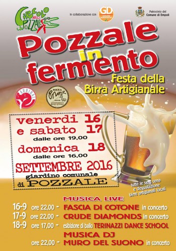 Locandina di Pozzale in Fermento, edizione del 2016