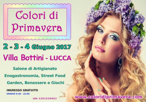 Locandina di Colori di Primavera a Lucca, edizione 2017