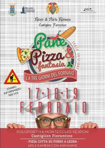 Locandina di Pane, Pizza & Fantasia a Montecchio Vesponi, edizione 2017