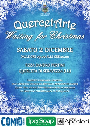 Locandina di QuercetArte - Waiting for Christmas a Querceta, edizione del 2017