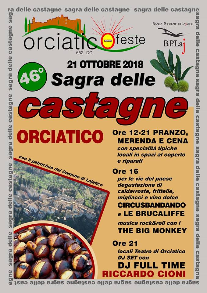 Sagra Delle Castagne A Orciatico Lajatico Sagra Delle Castagne A Orciatico Lajatico