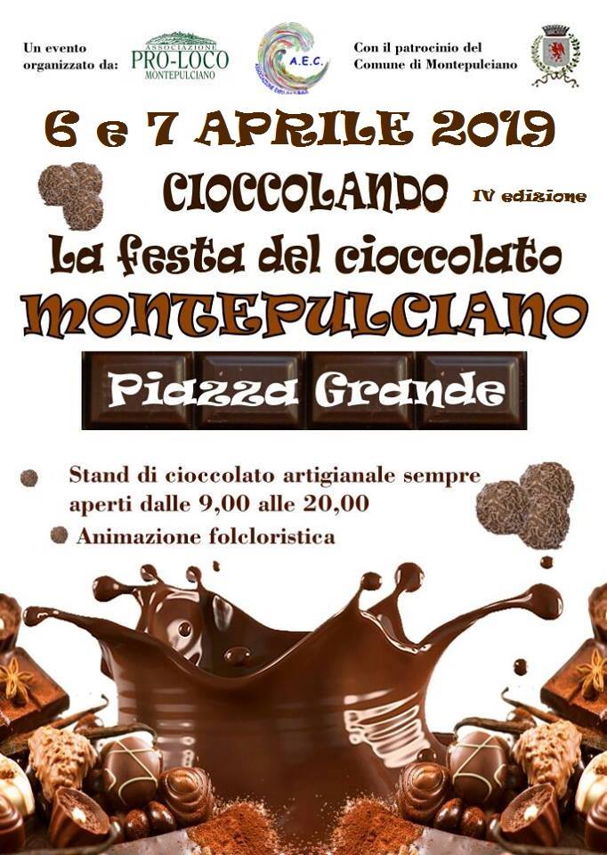 Locandina di Cioccolando a Montepulciano