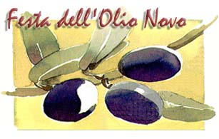 Locandina della Festa dell'Olio Novo a Trequanda