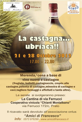 Locandina de La castagna...ubriaca! a Prato, edizione del 2012