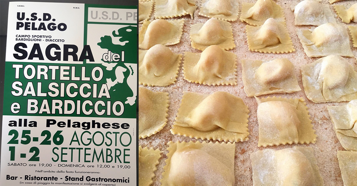 Sagra Del Tortello Della Salsiccia E Del Bardiccio Pelago
