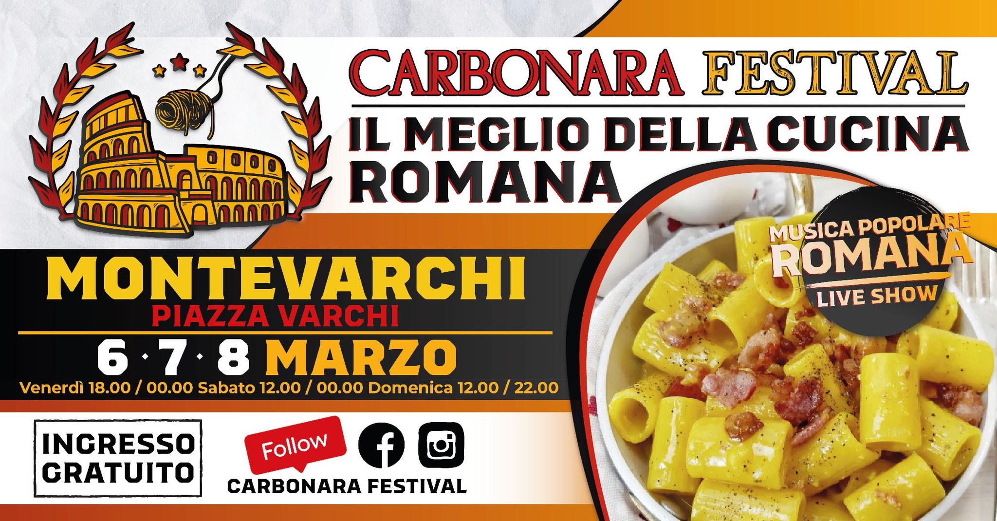 Carbonara Festival Montevarchi