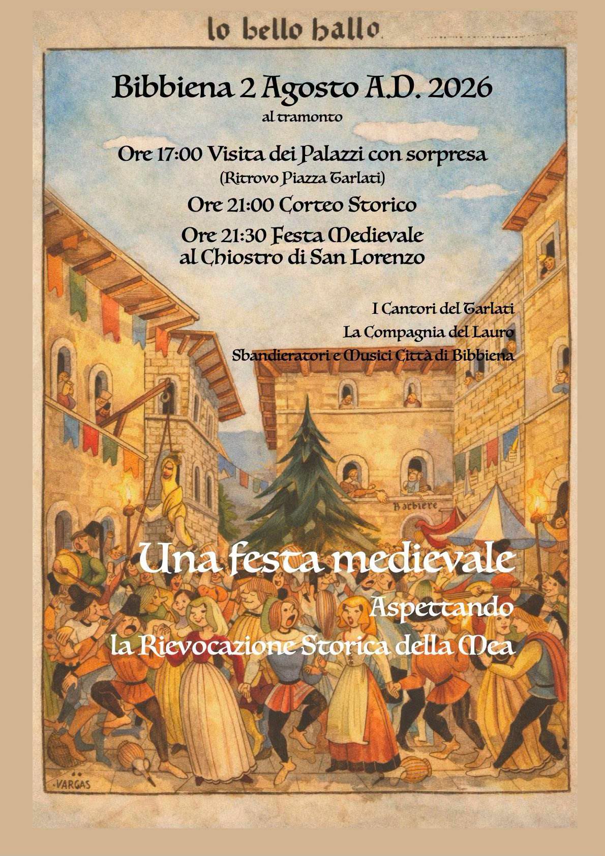 Carnevale Storico di Bibbiena - Rievocazione della Mea