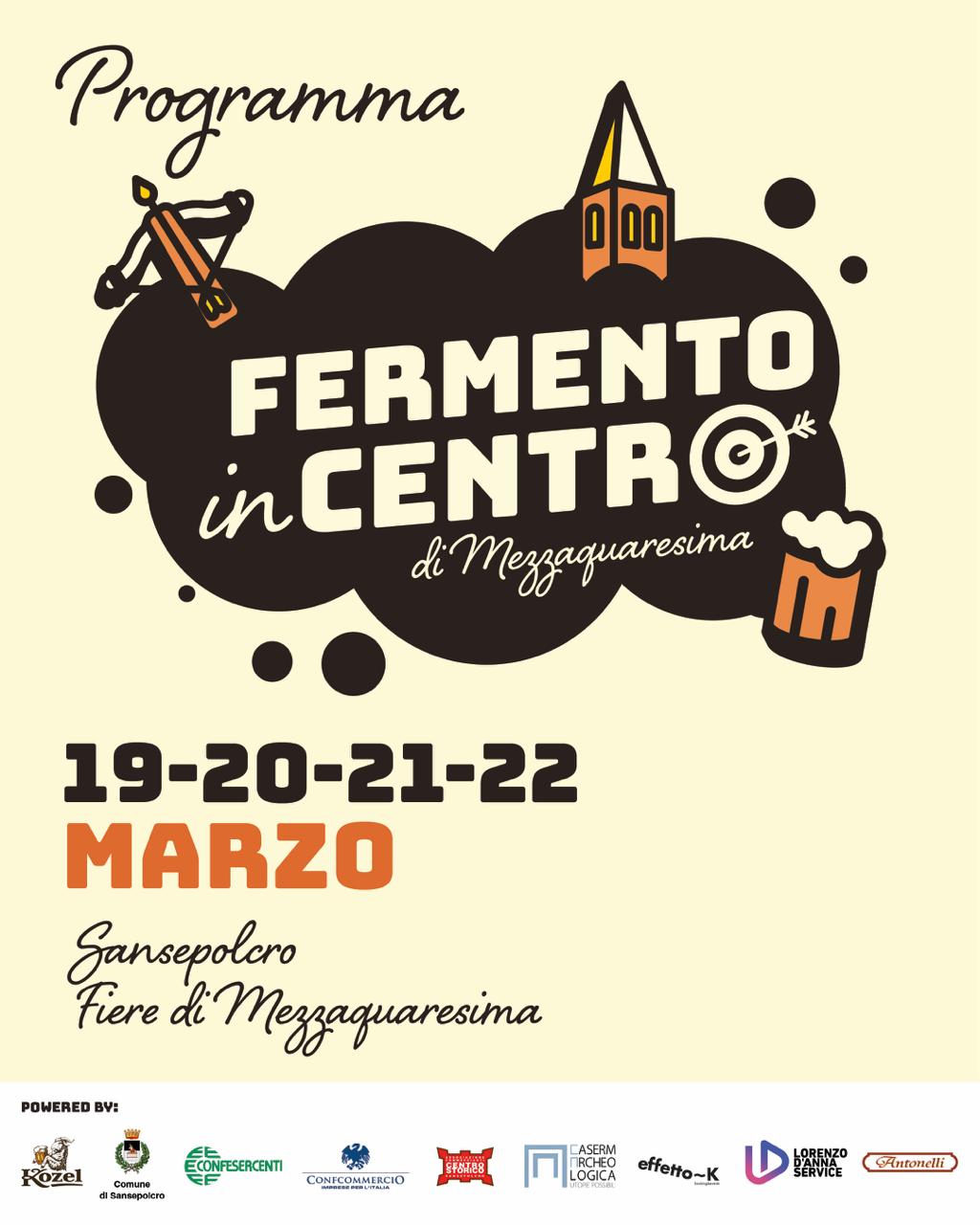 Fermento in centro di Mezzaquaresima