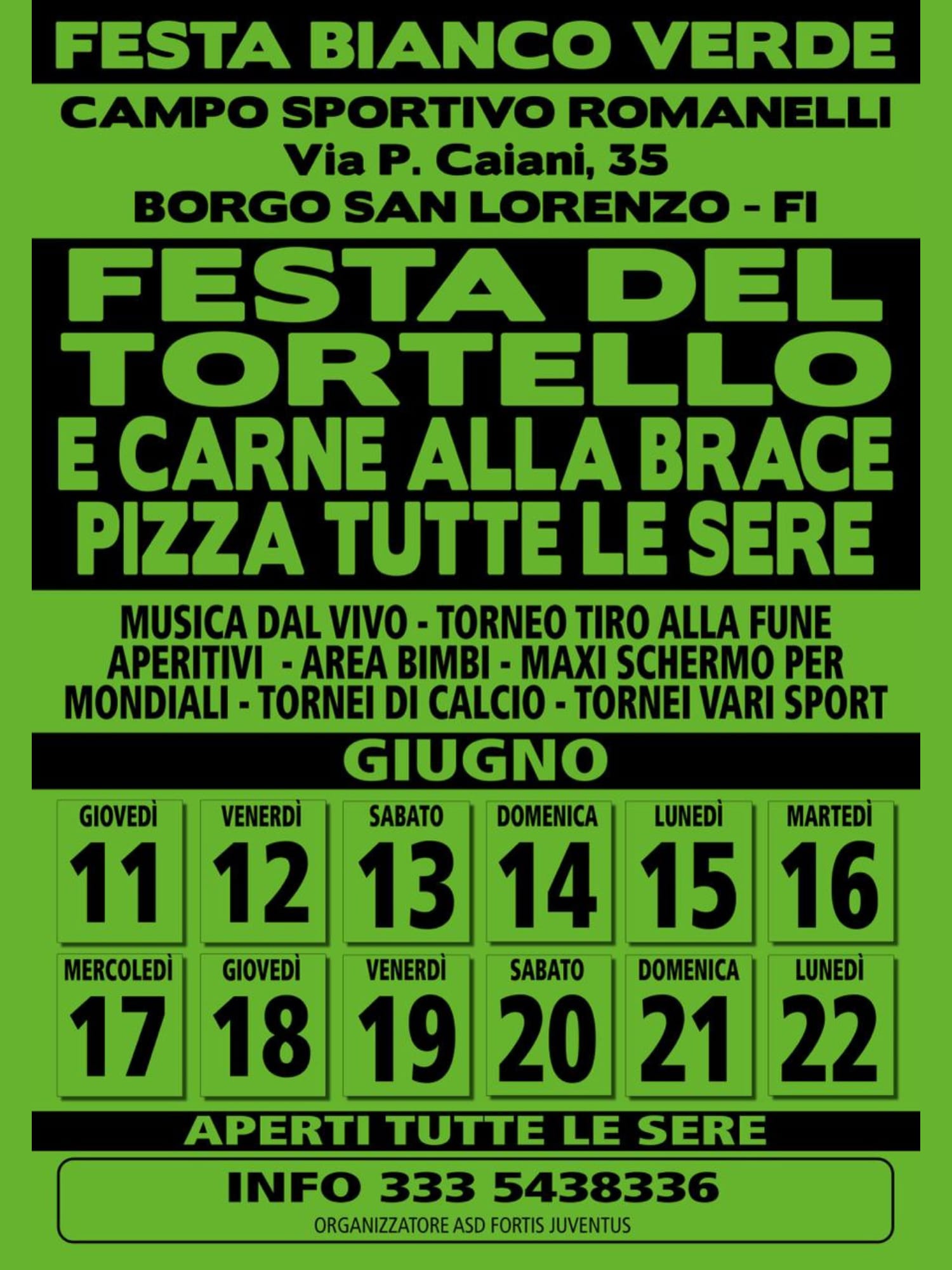 Festa Bianco Verde