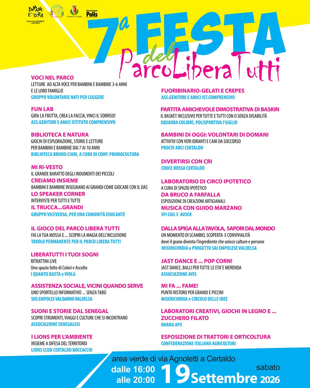 Festa del Parco Libera Tutti