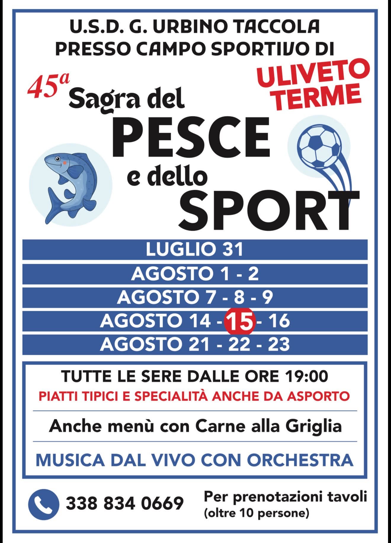 Sagra del pesce e dello sport