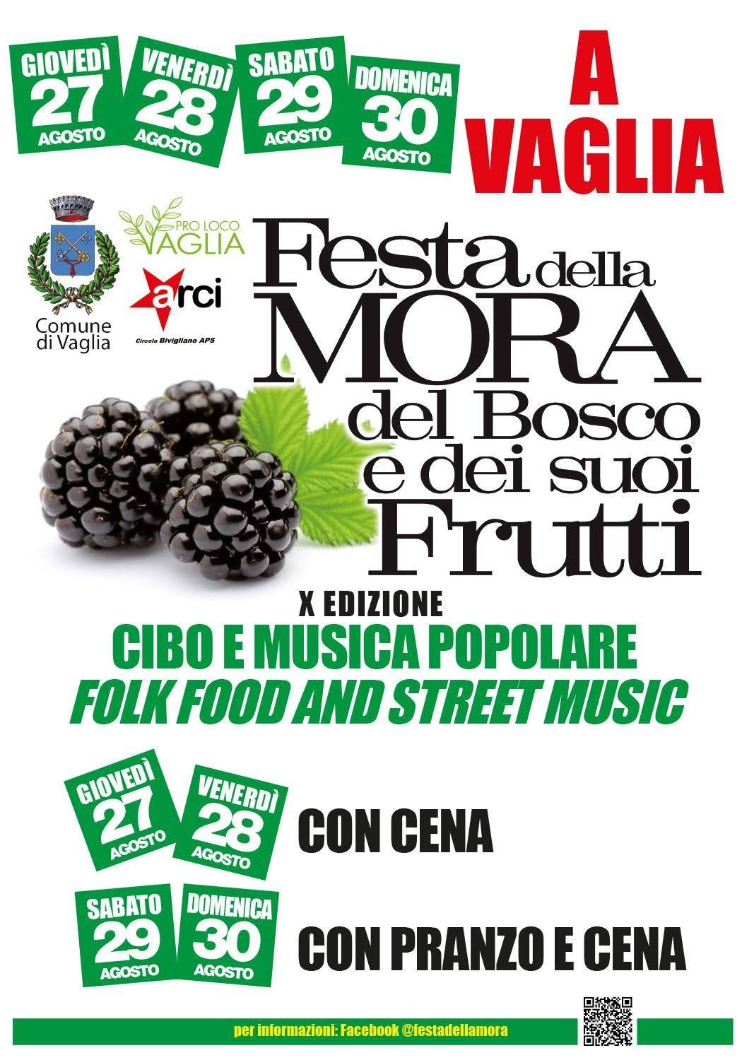 Festa della mora del bosco e dei suoi frutti