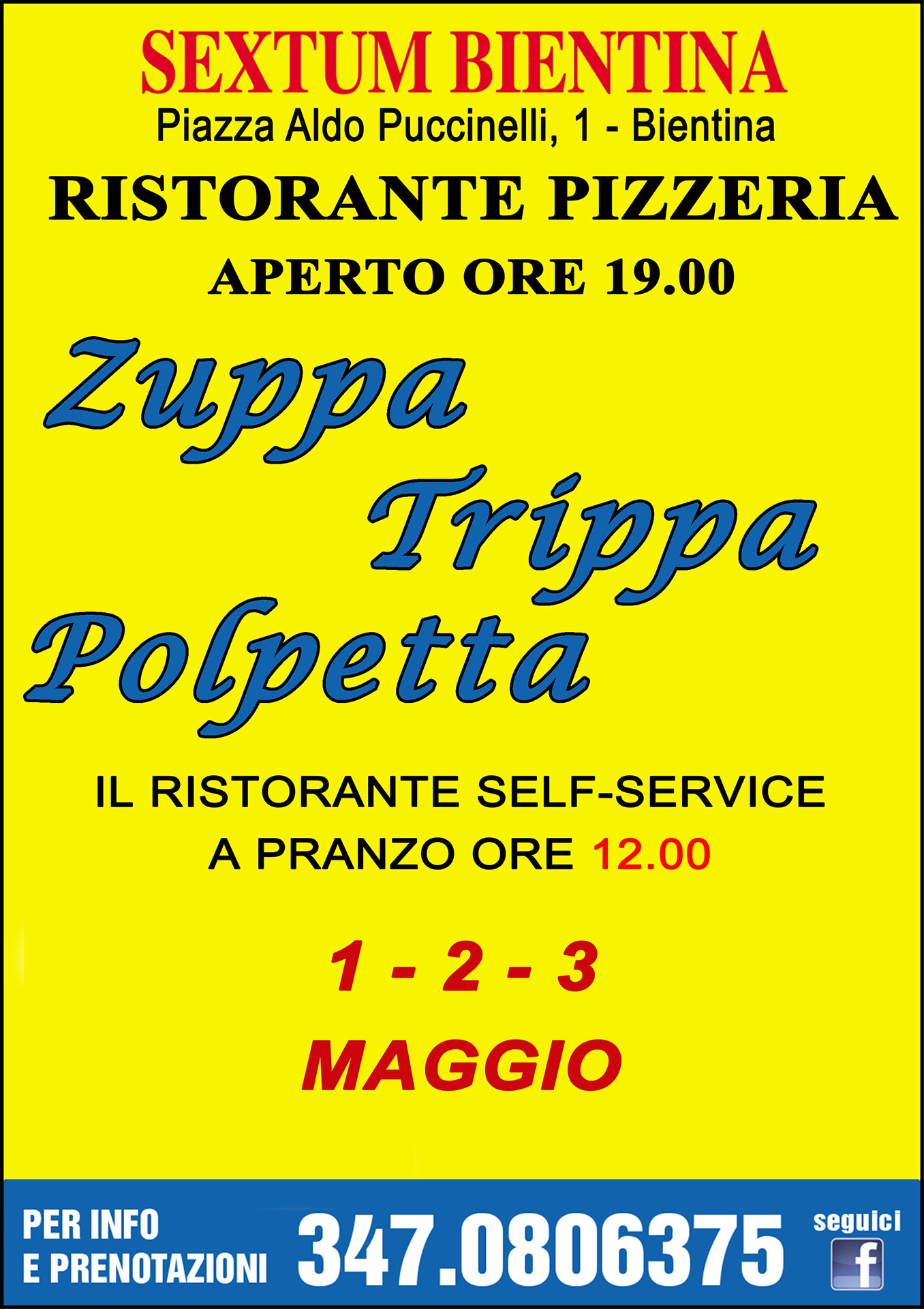 Festa della Zuppa, Trippa e Polpetta