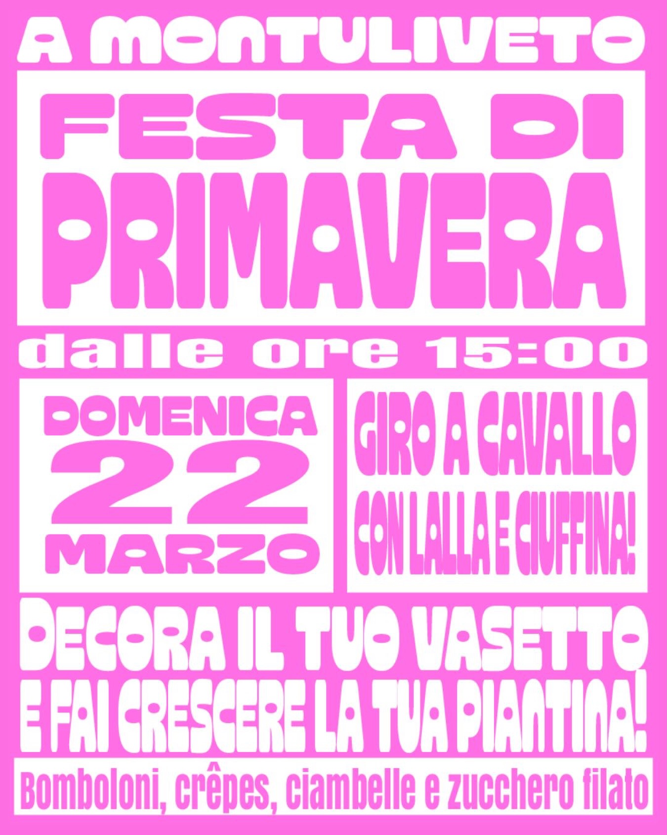 Festa di Primavera a Montuliveto