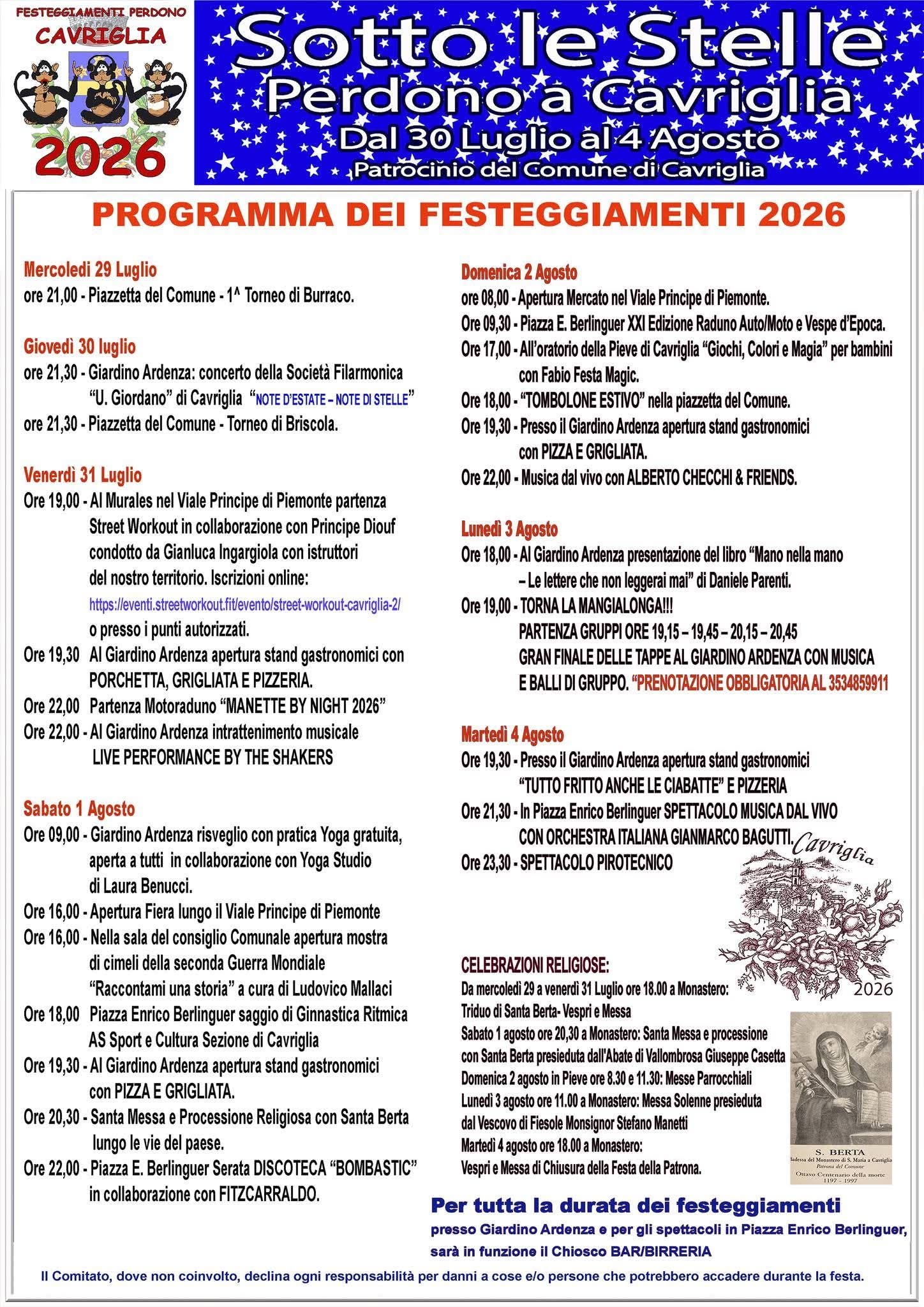 Festa del Perdono a Cavriglia