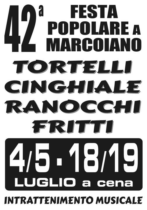 Festa Popolare a Marcoiano