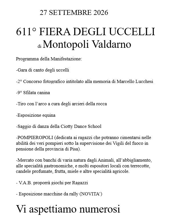 Fiera degli Uccelli