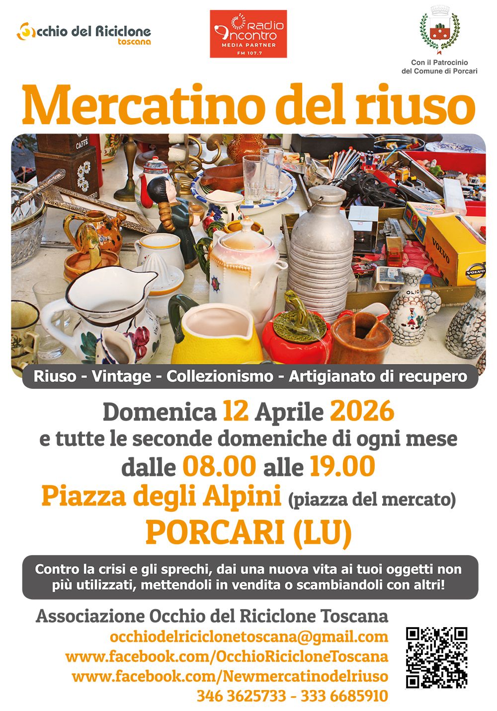 Mercatino del riuso a Porcari