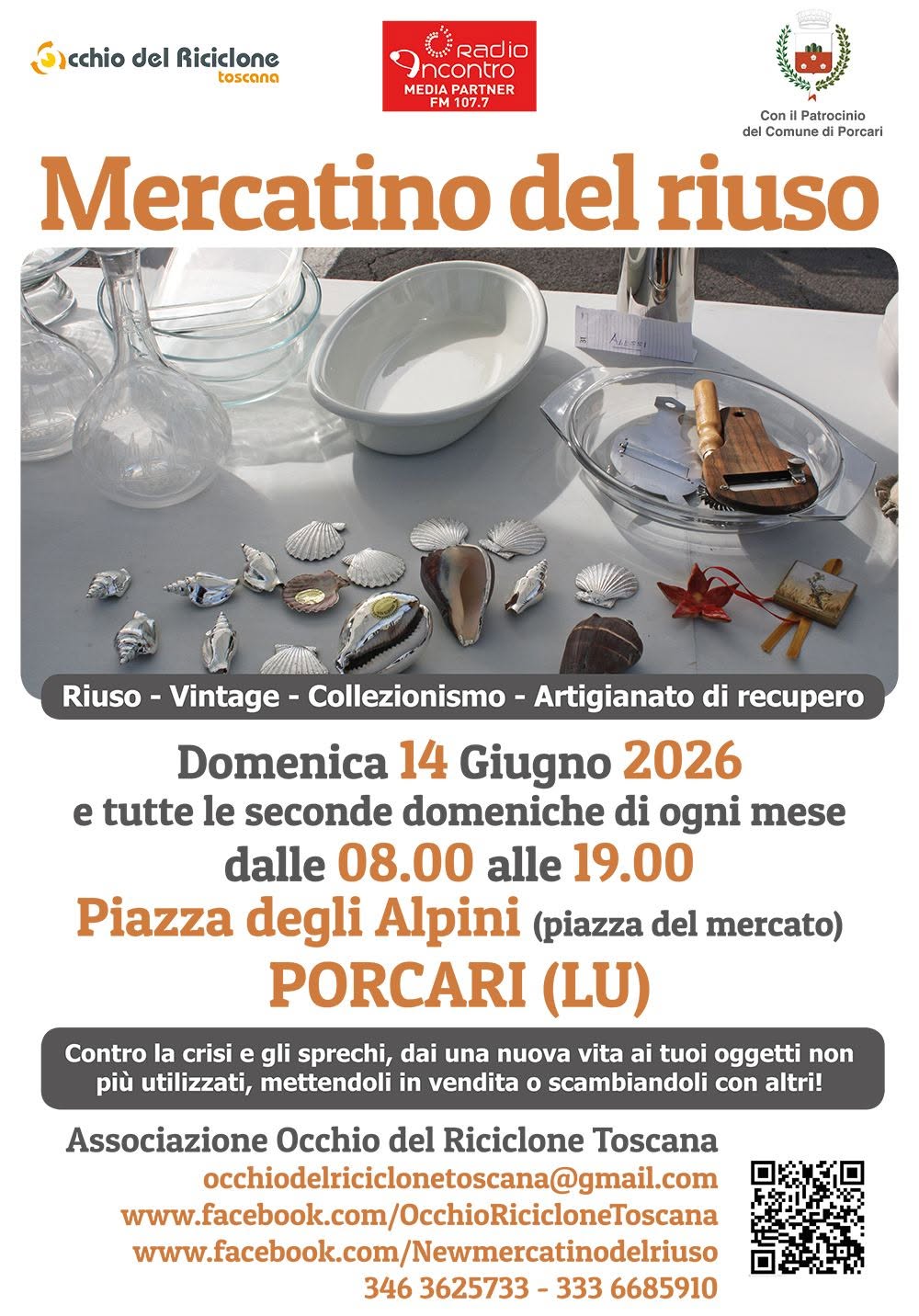 Mercatino del riuso a Porcari