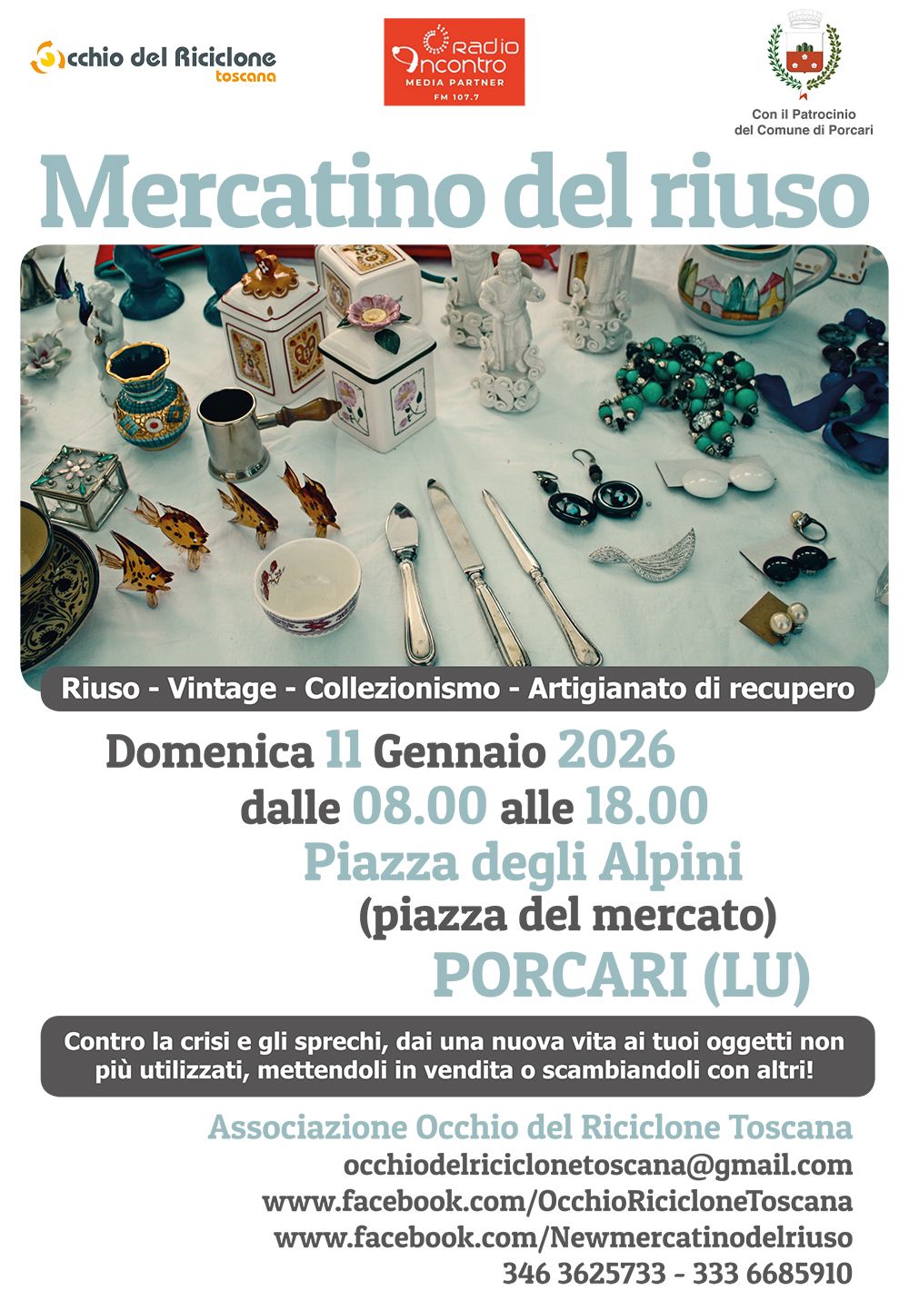 Mercatino del riuso a Porcari