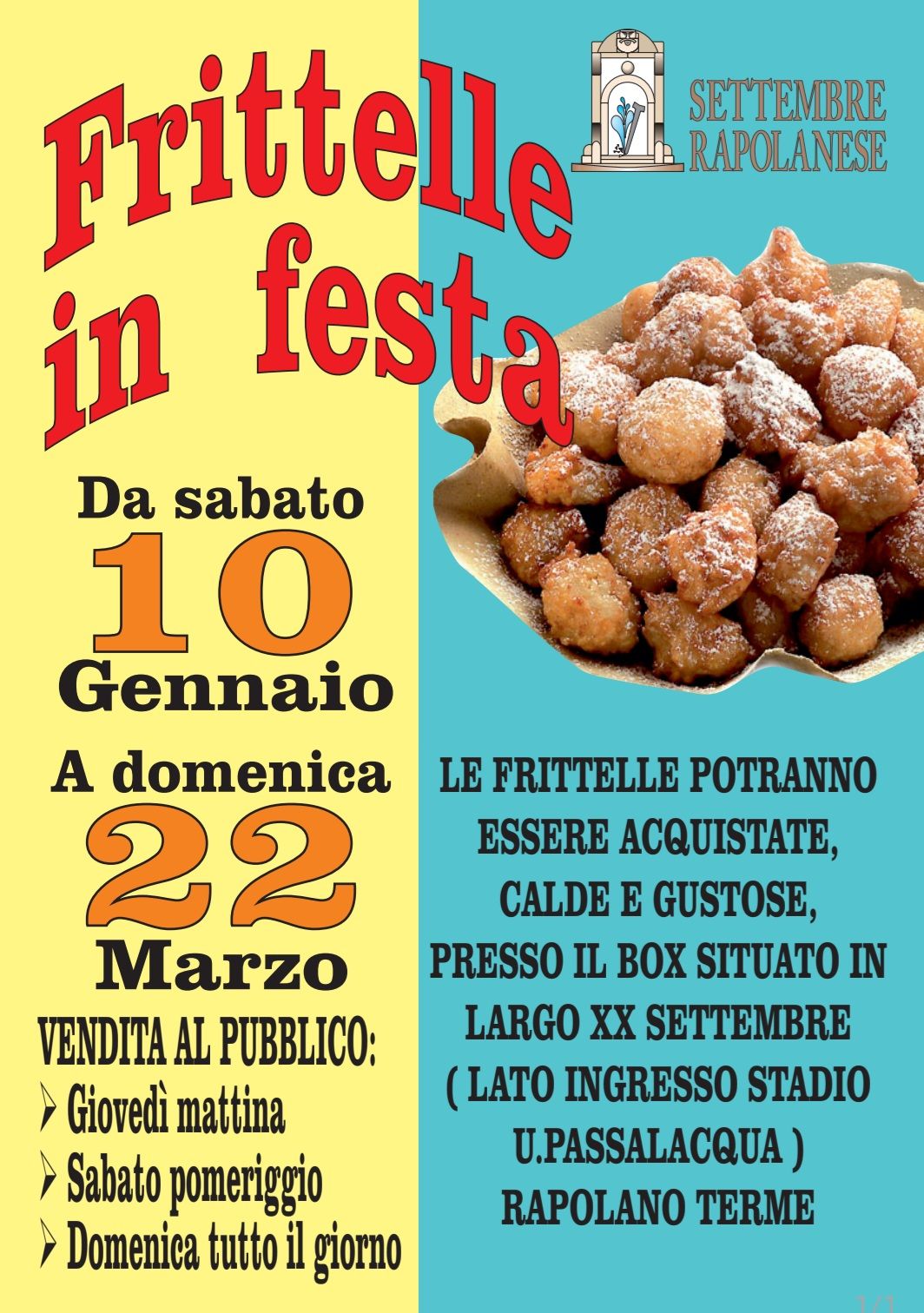 Frittelle in festa