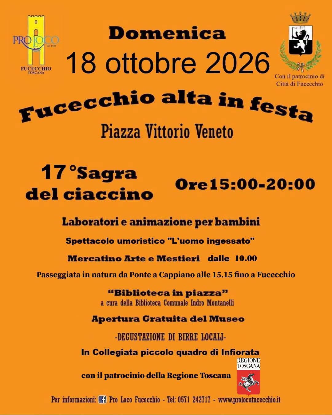 Fucecchio alta in Festa – Sagra del Ciaccino