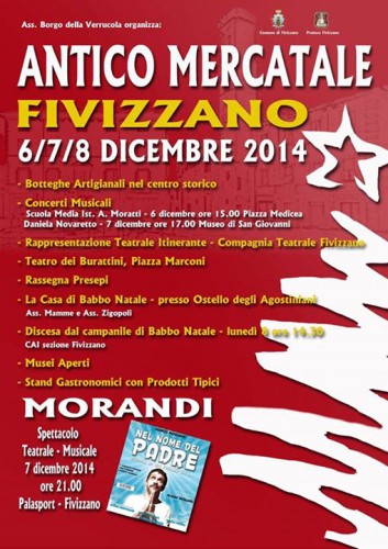 Locandina dell'Antico Mercatale a Fivizzano, edizione del 2014