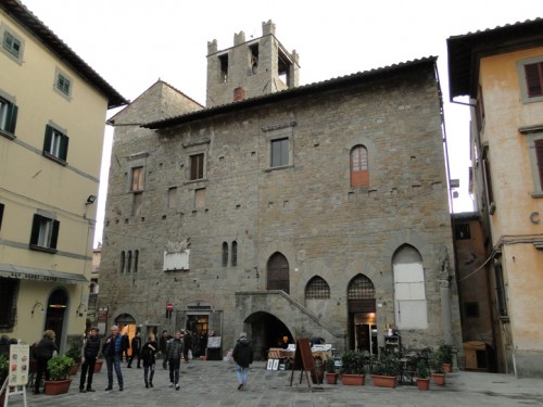 Immagine del centro storico di Cortona