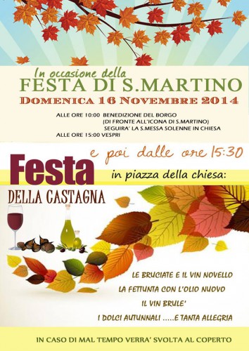 Festa di San Martino e Festa della Castagna
