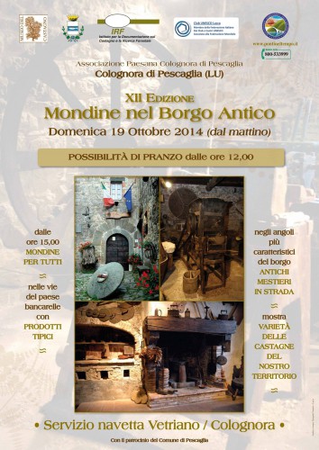 Locandina di Mondine nel Borgo Antico a Colognora, edizione del 2014