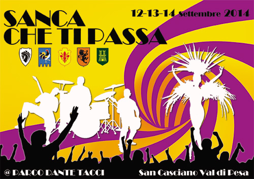 Locandina di Sanca che ti passa a San Casciano in Val di Pesa, edizione del 2014