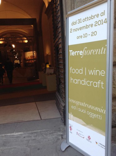 L'ingresso della bellissima Galleria delle Carrozze in via Cavour a Firenze, sede della manifestazione Terre Fiorenti