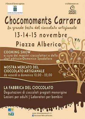 Locandina di Choco Moments a Carrara, edizione 2015