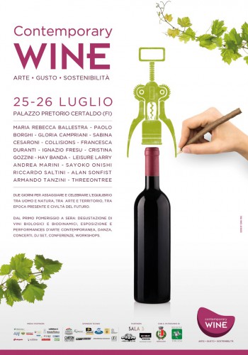 Locandina di Contemporary Wine a Certaldo, edizione 2015