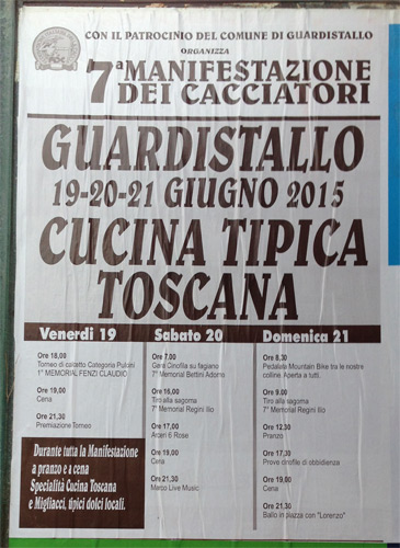 Manifestazione dei Cacciatori