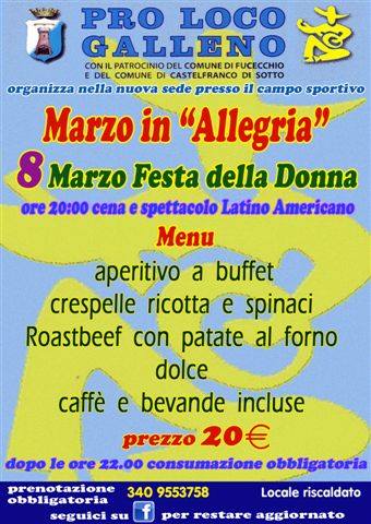 Marzo in Allegria: Festa della Donna