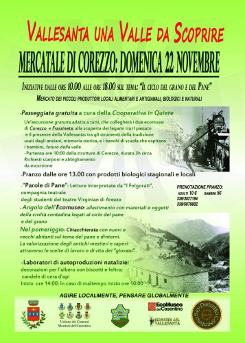 Locandina di Mercatale a Corezzo, edizione 2015