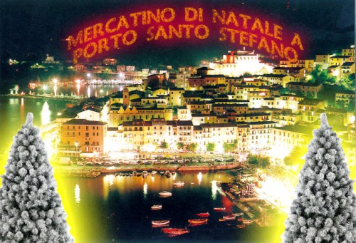 Locandina del Mercatino di Natale a Porto Santo Stefano, edizione 2015