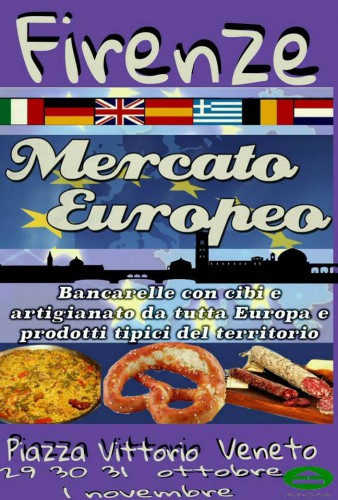 Locandina del Mercato Internazionale a Firenze, edizione del 2015