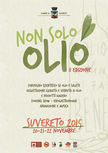 Locandina di Non Solo Olio a Suvereto, edizione del 2015