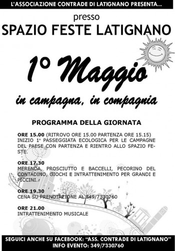 1 Maggio in campagna, in compagnia