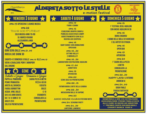 Albereta sotto le stelle